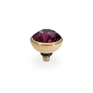 NEW QUDO women's bottone topper in amethyst opal